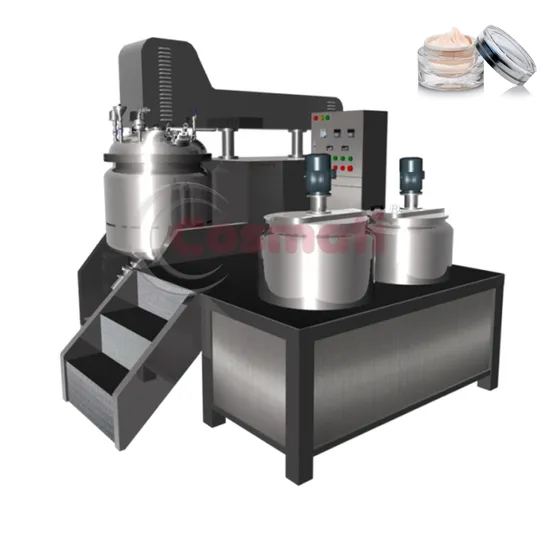 300L Facial Cream Sunscreen Vacuum Emulsifier Homogenizing Mixer 