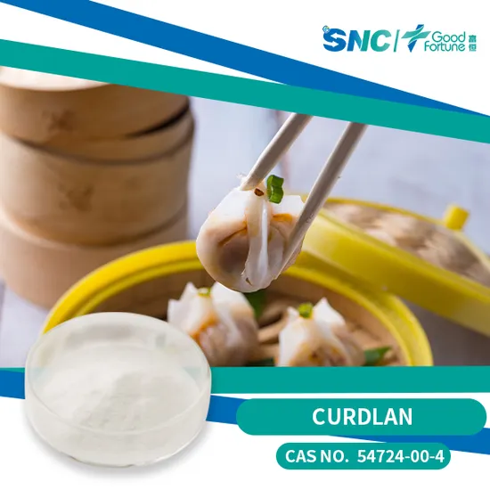 High Purity Gelling Agent Stabilizer Curdlan 97% CAS 54724